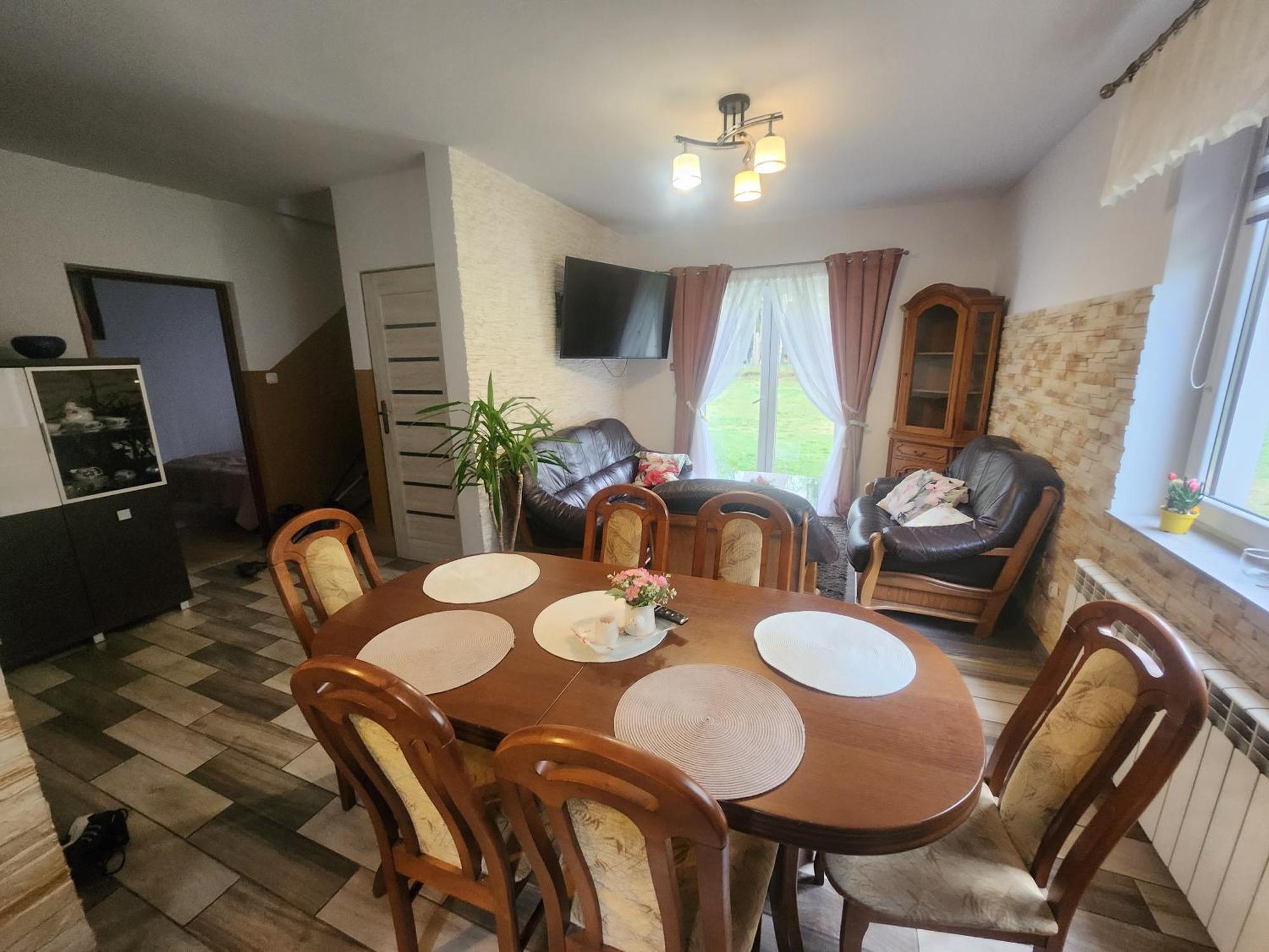 Letniskowy W Lesie 6 -7 Osob Ferienhaus